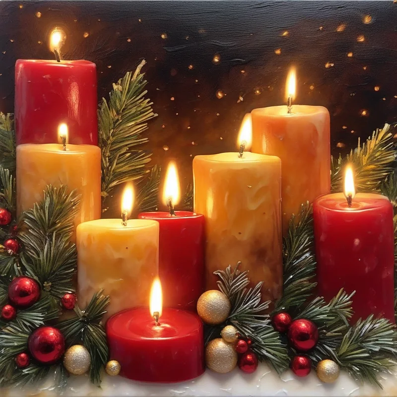 Candlelit Eve Stable Diffusion prompt example