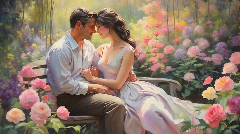 Source image for Impressionist Embrace